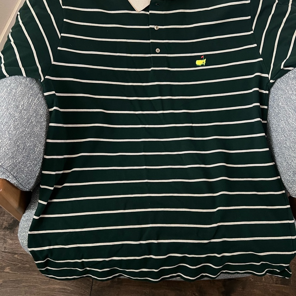 Masters Collection Green Striped vintage Polo